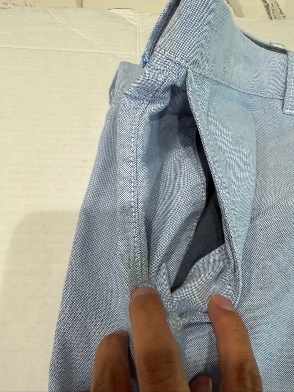 J. Crew Light Blue Flat Front Men's Shorts